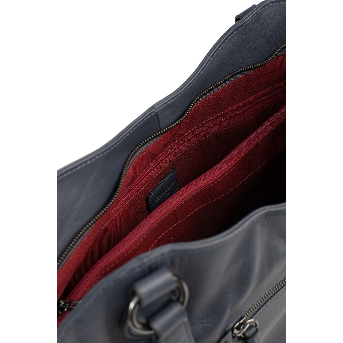 Sac porté épaule 2 anses SAUVAGE bleu nuit, HEXAGONA