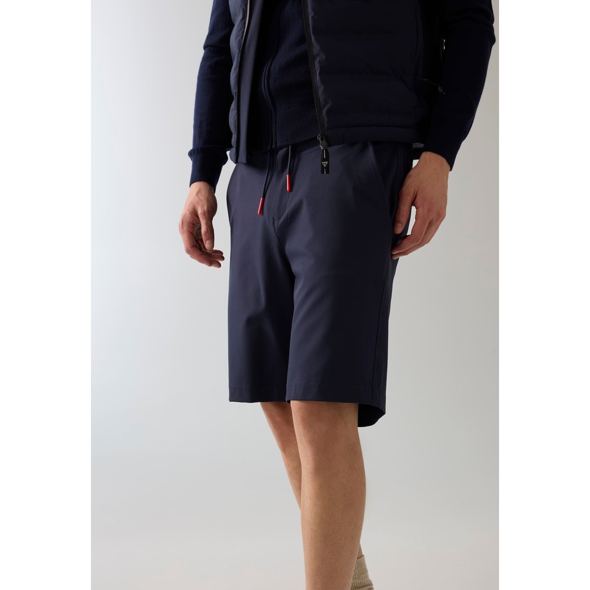 Short Carpenter En Nylon bleu foncé, GUESS