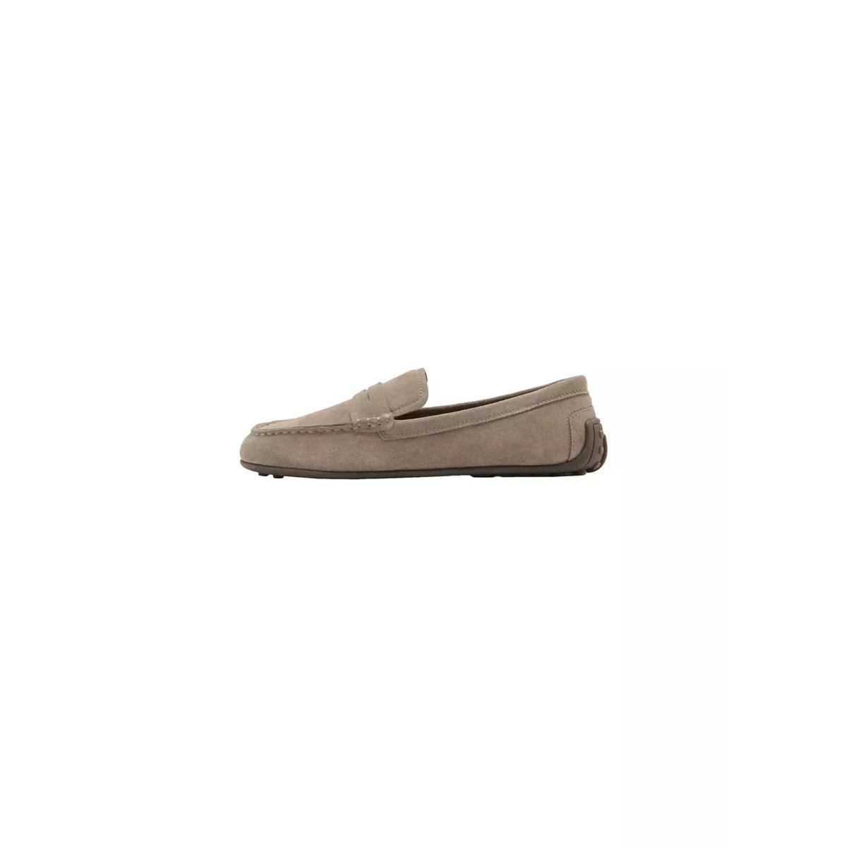 Mocassins cuir sable, MANGO KIDS