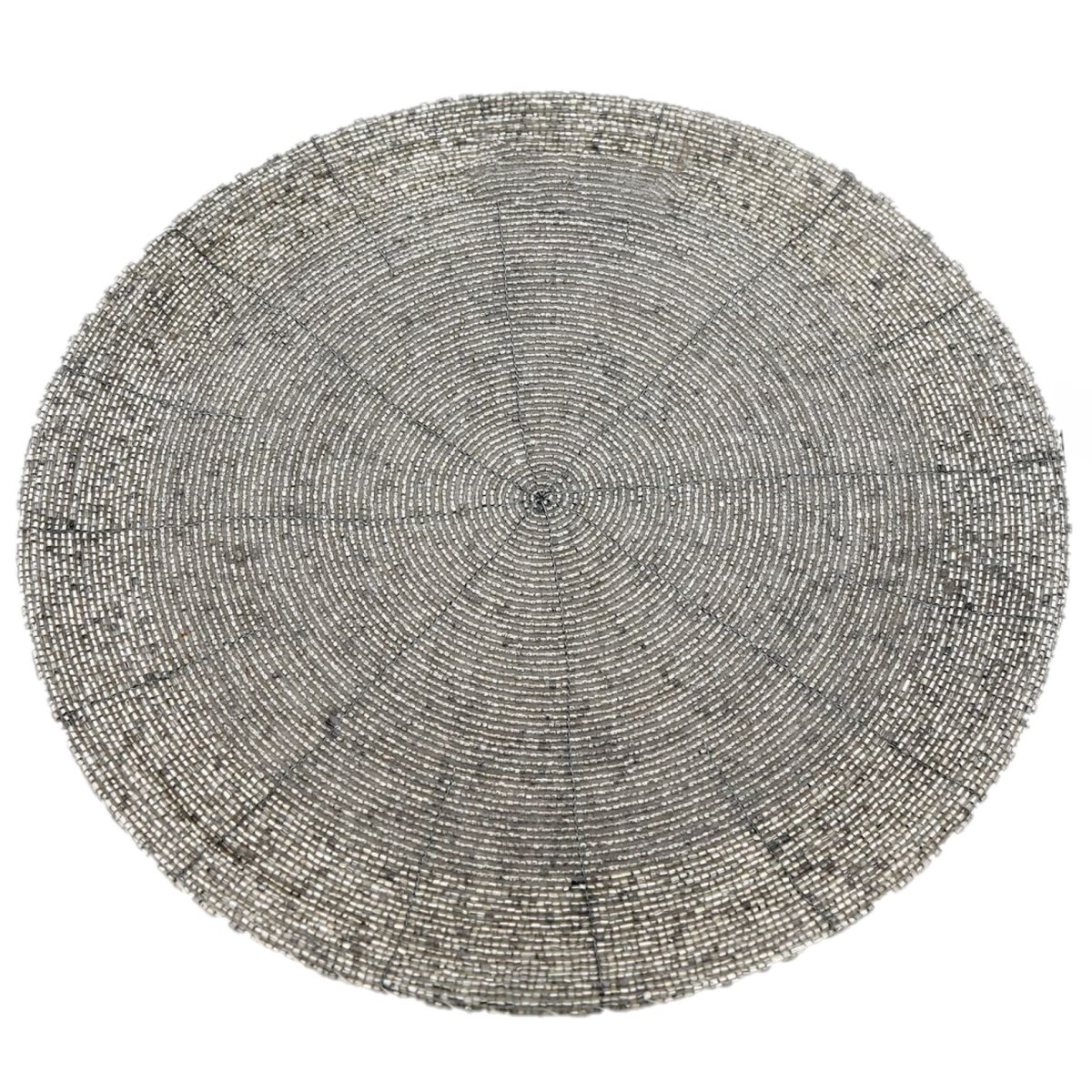 Set de table en perles ALIX argent, HEART OF THE HOME
