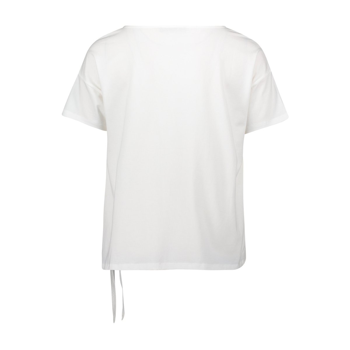 T-shirt façon blouse à nœud patch cream/blue, BETTY BARCLAY