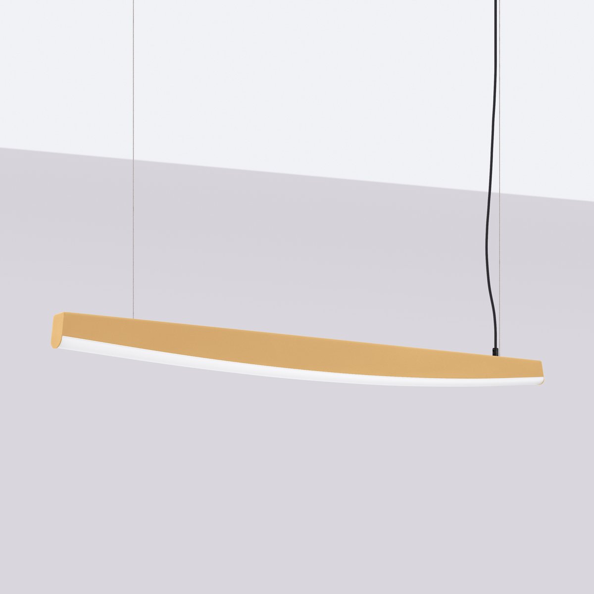 Suspension Acier Doré LED 1 Jorun doré, EDEN