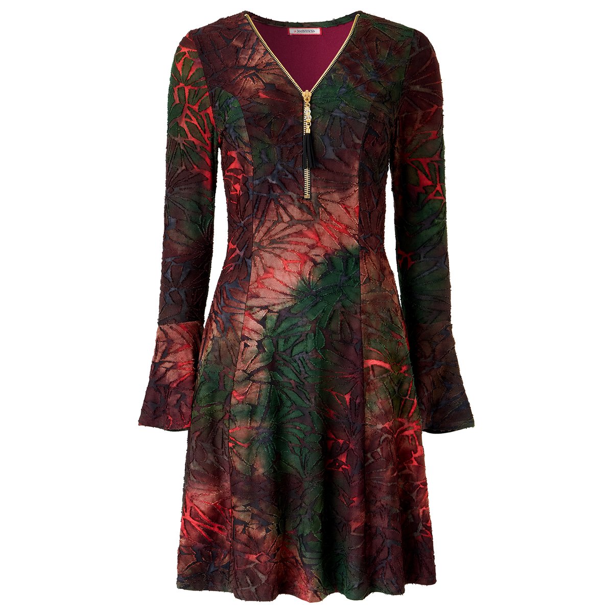 Robe Zippée Devant Collette vert, JOE BROWNS