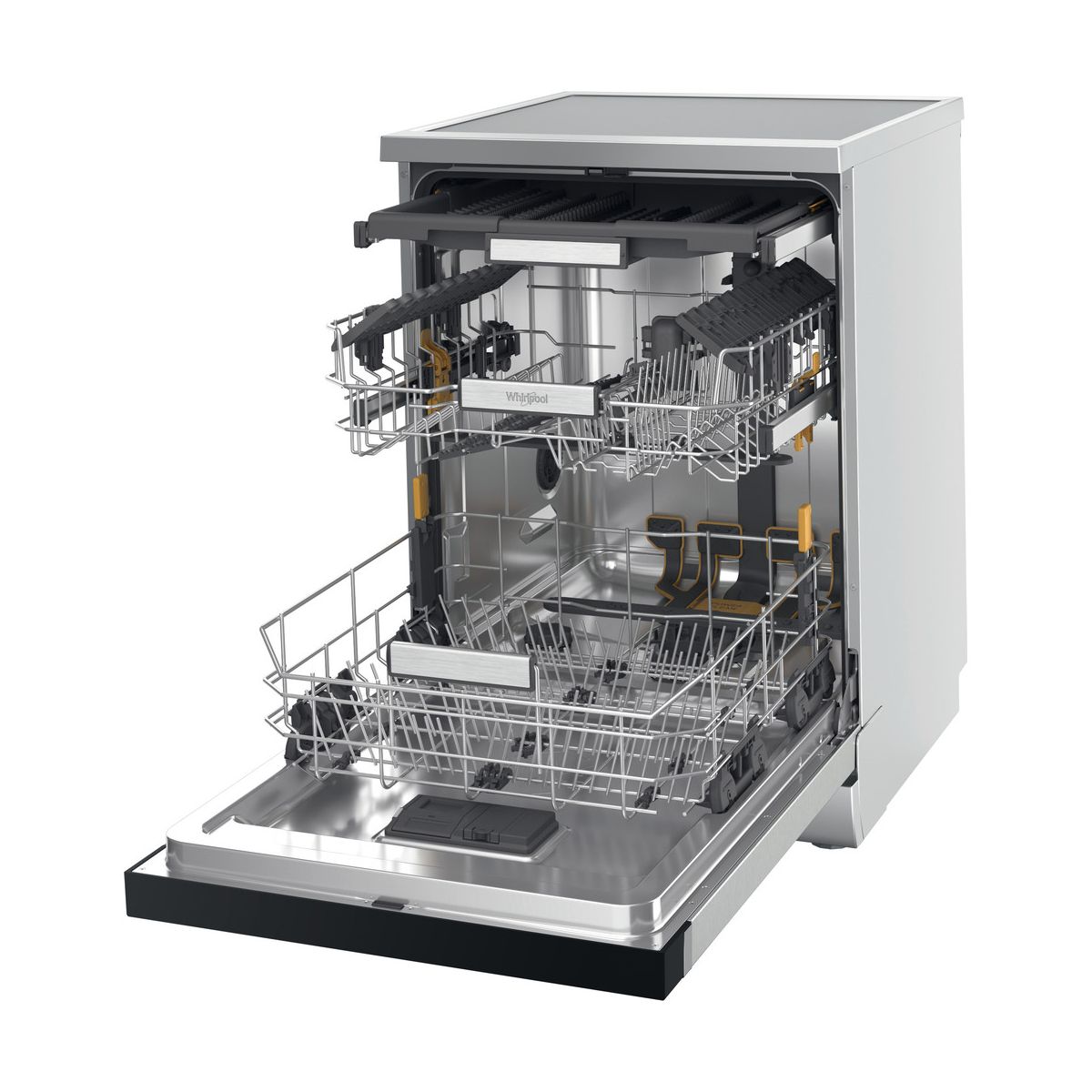 Lave vaisselle 60 cm W7FHS51X MaxiSpace couleur unique, WHIRLPOOL