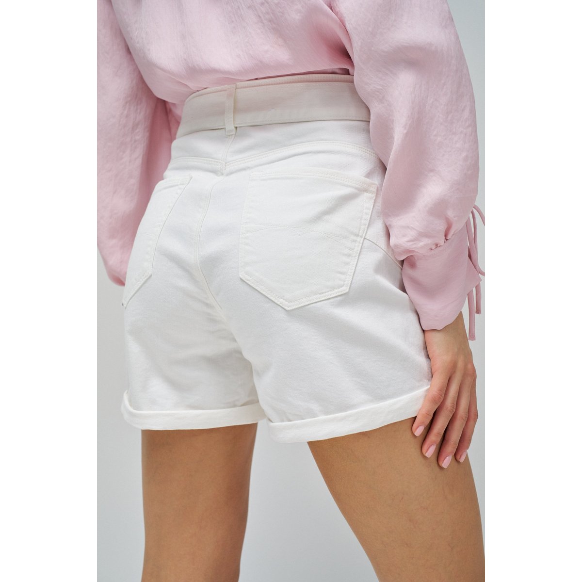 SHORT FAITH PUSH IN ecru, SALSA JEANS