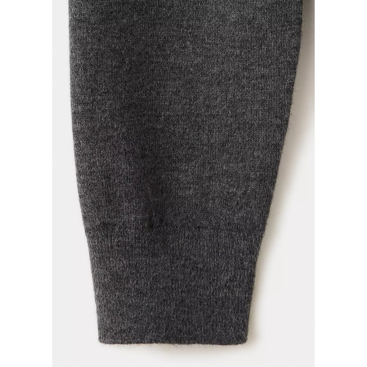 Cardigan losanges boutons gris chiné moyen, MANGO