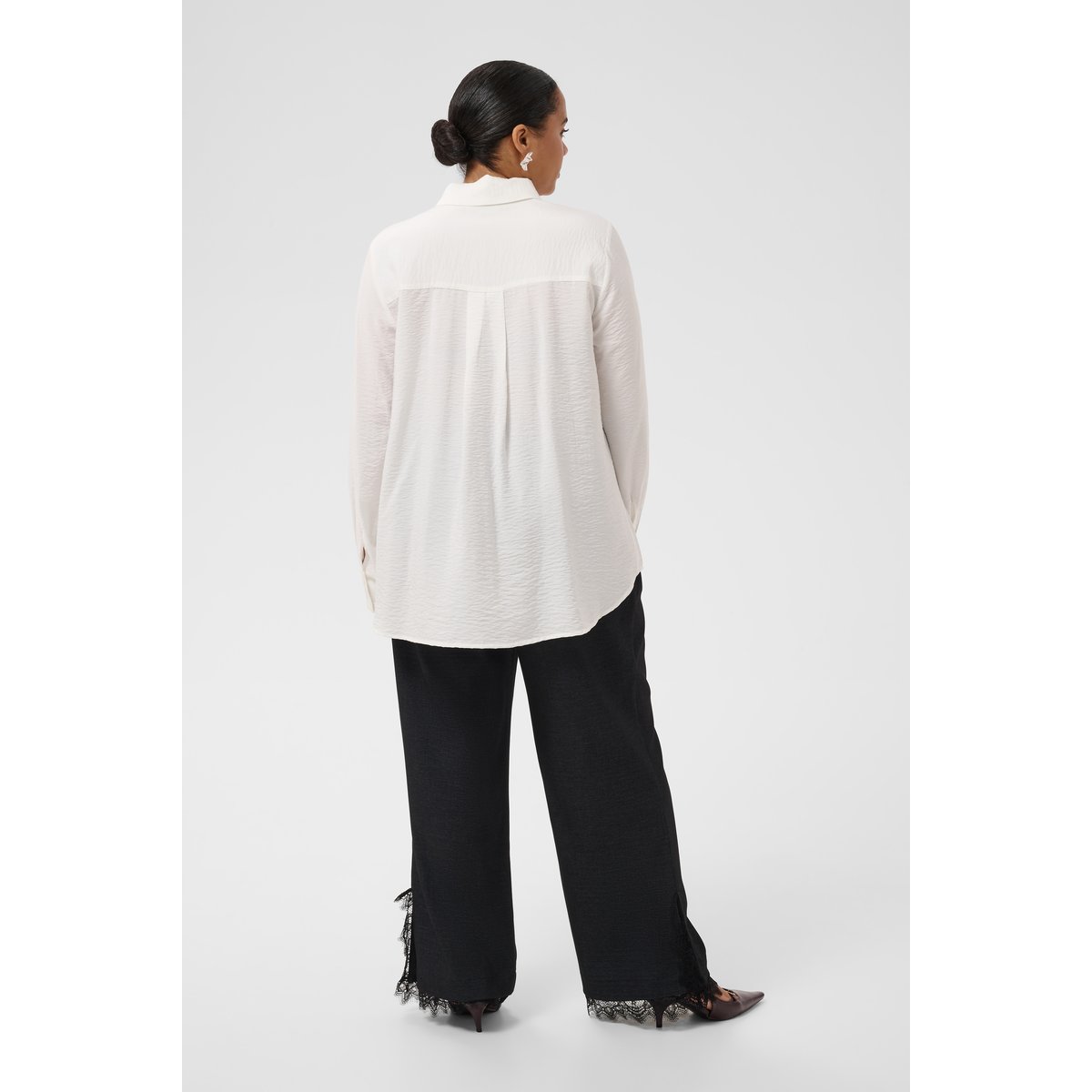 Chemise à manches longues blanc chalk, KAFFE CURVE