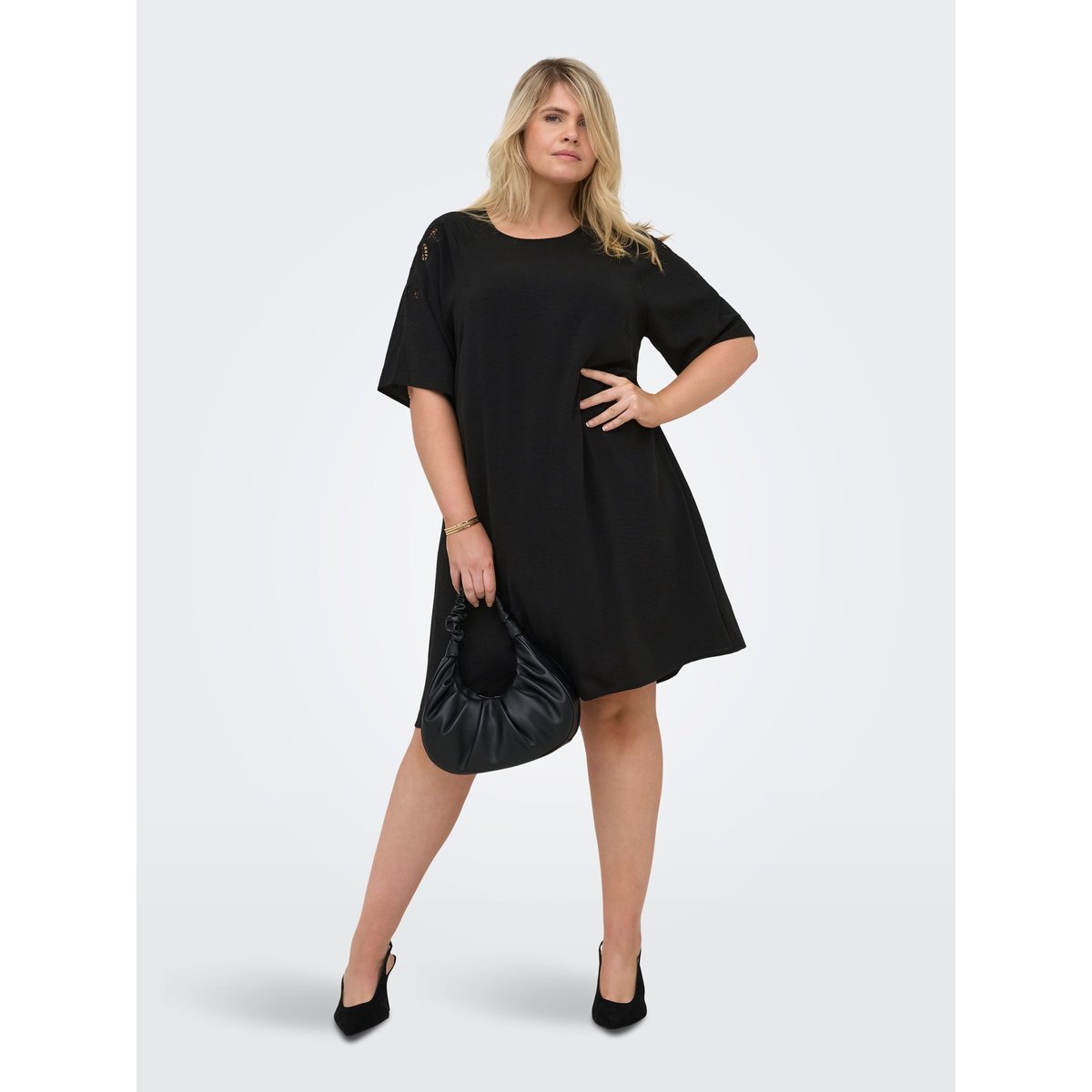 Robe noire - black, ONLY CARMAKOMA