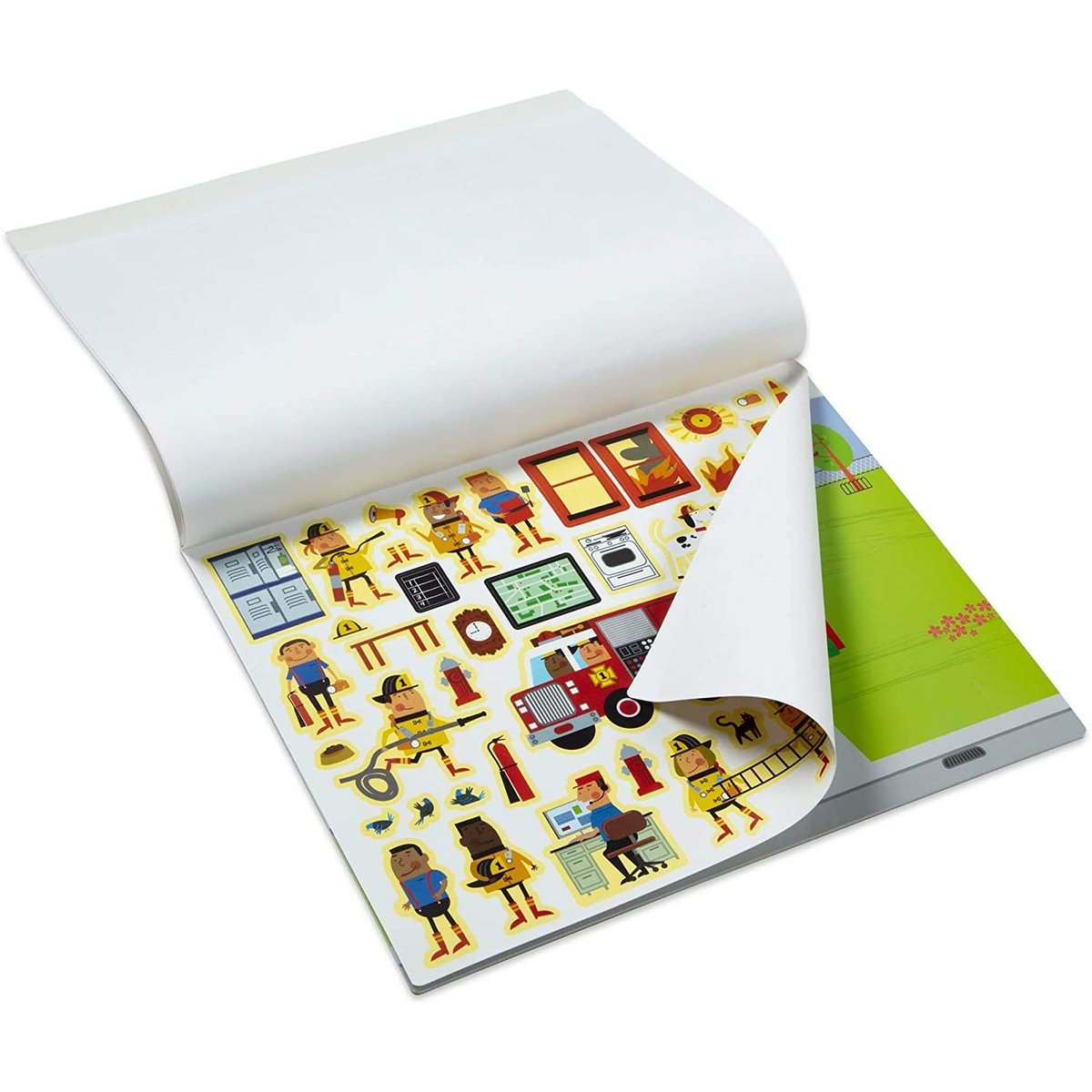 200 autocollants réutilisables - Ma ville bleu, MELISSA & DOUG