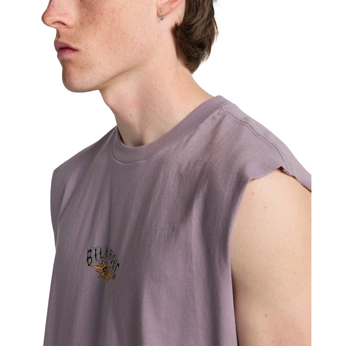 T-shirt sans manches BURN OUT violet purple ash, BILLABONG