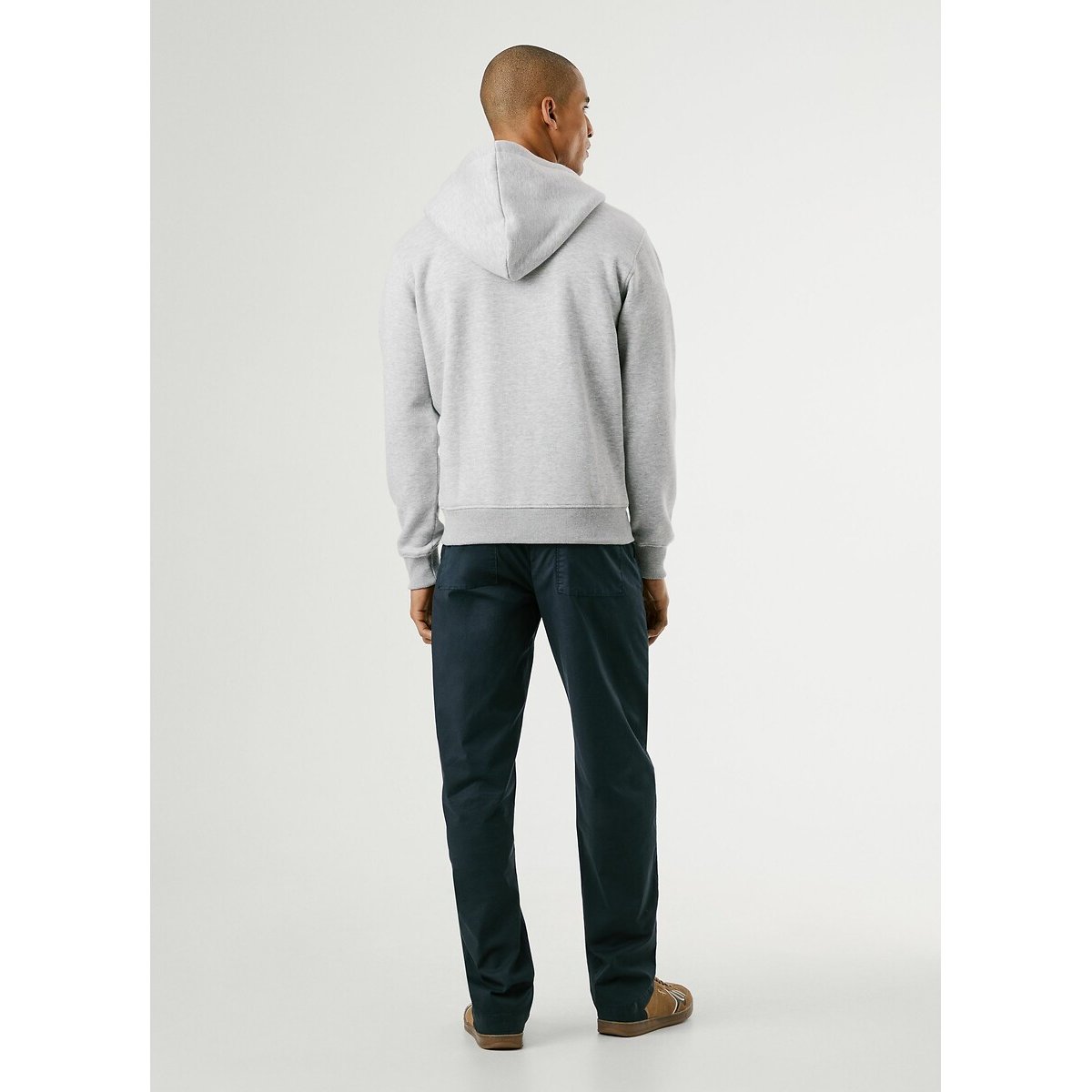 Sweat zippé à capuche Macbeth gris, PEPE JEANS