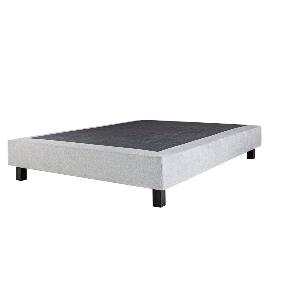 Ensemble matelas mousse 20 cm et sommier gris gris, HOME MAISON