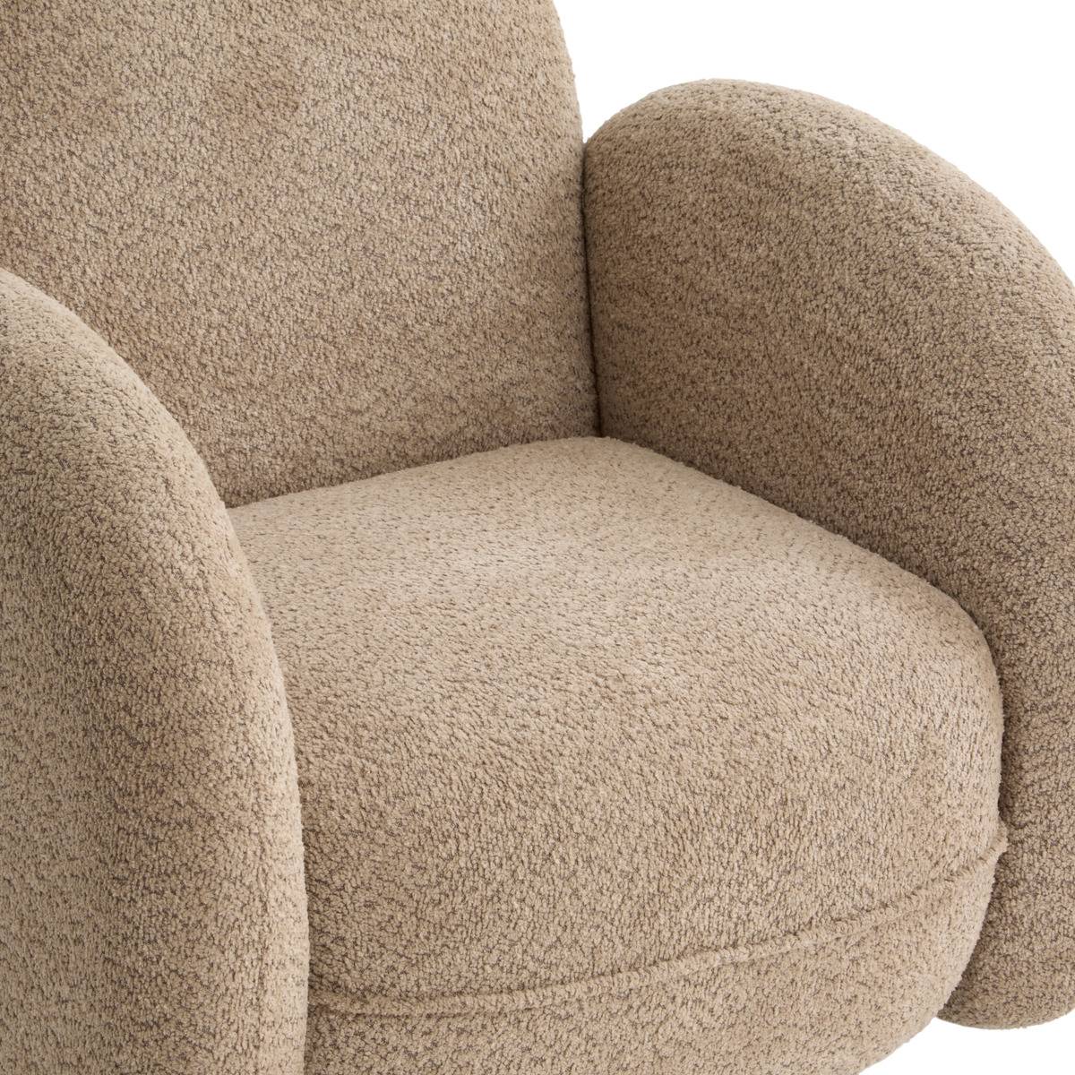 Fauteuil pivotant FIVA beige, ATMOSPHERA