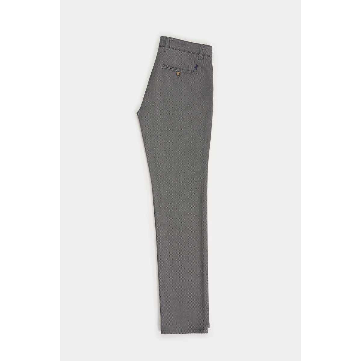 Pantalon Chino caviar bicolore bleu marine, MCS