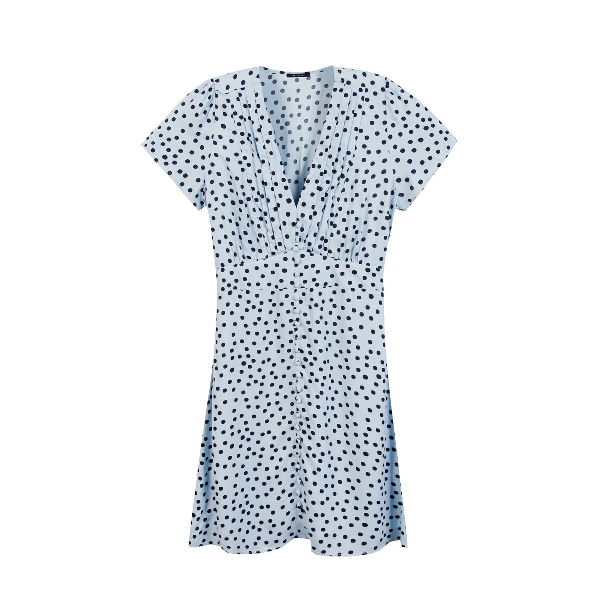 Robe imprimé pois bleu ciel, IKKS