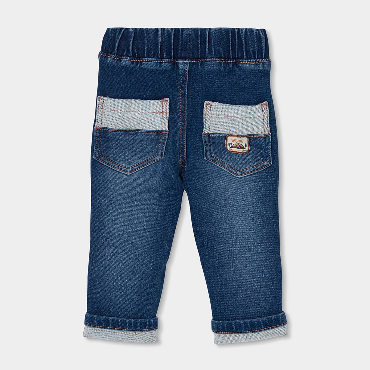 Pantalon garçon denim avec cordon bleu, BOBOLI