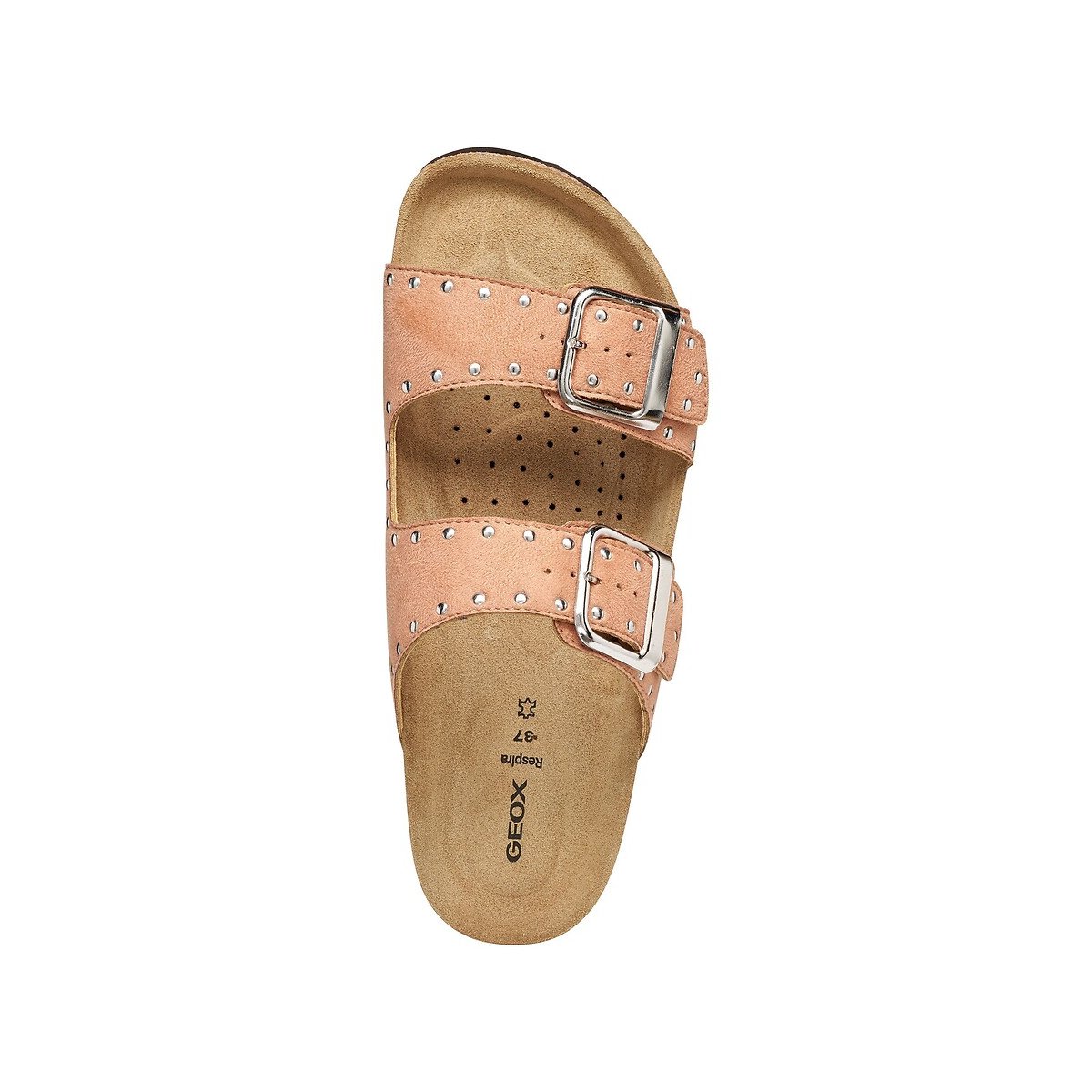 Mules à studs BRIONIA vieux rose, GEOX