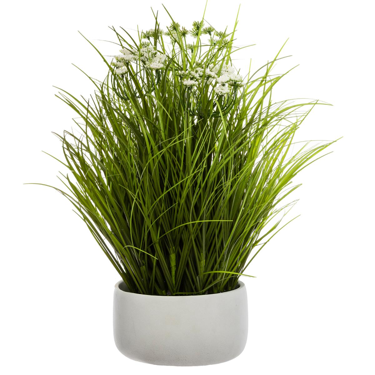 Herbes folles artificielles blanc, ATMOSPHERA