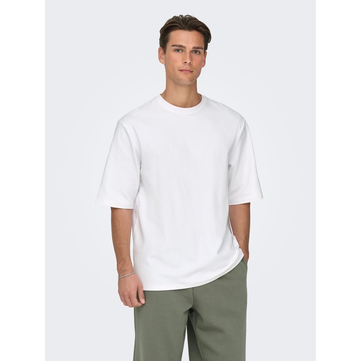 T-Shirt white, ONLY & SONS