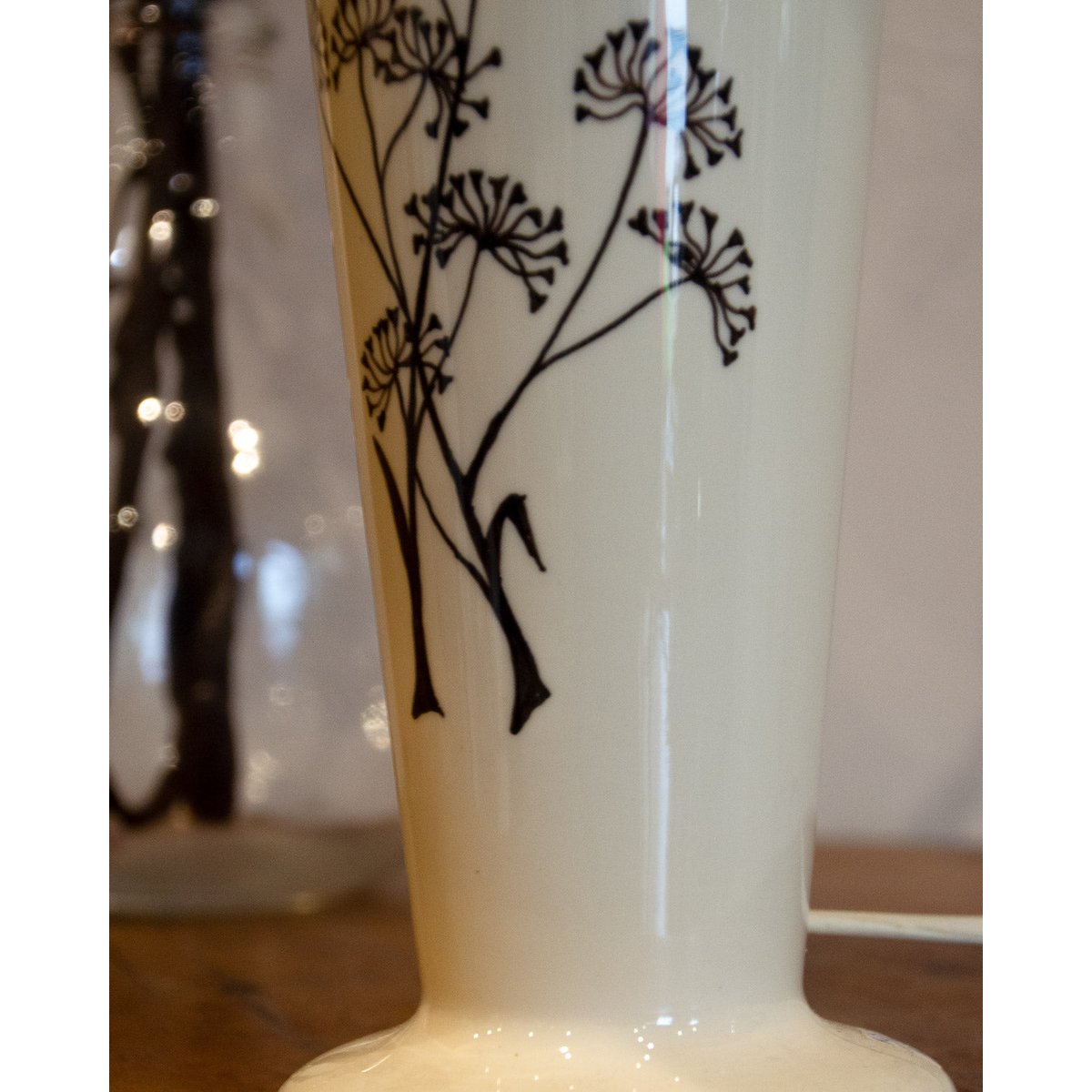 Lampe à poser en céramique Colette N°442 - Bon état blanc, DEBONGOUT