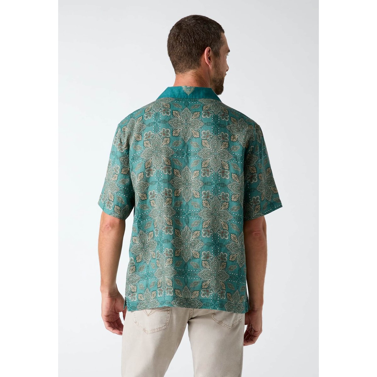 Chemise Imprimée vert multi, GUESS