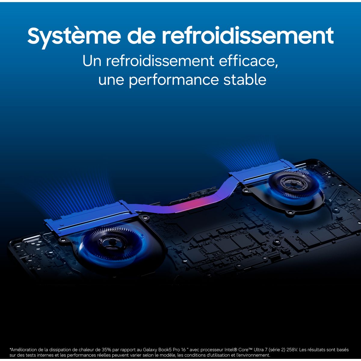 Ordinateur portable GB6 Pro  14" Tactile AMOLED Intel Core Ultra 7 356H 16 Go RAM LPDDR5x SSD 512 Go Copilot+PC couleur unique, SAMSUNG