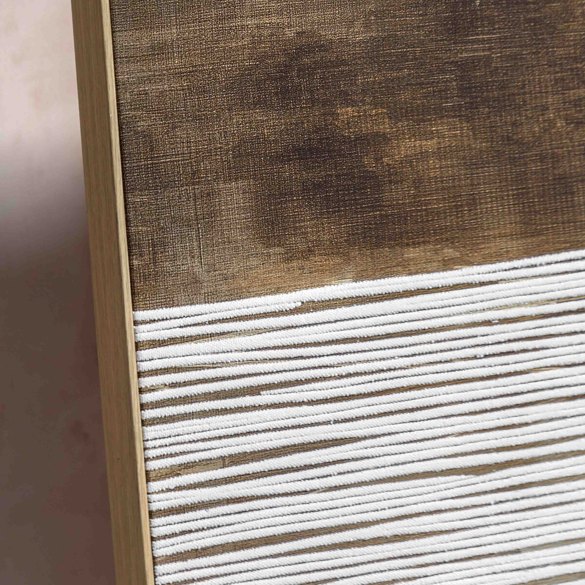 Set of 2 Elemental Framed Canvas brown , ÉDITÉ