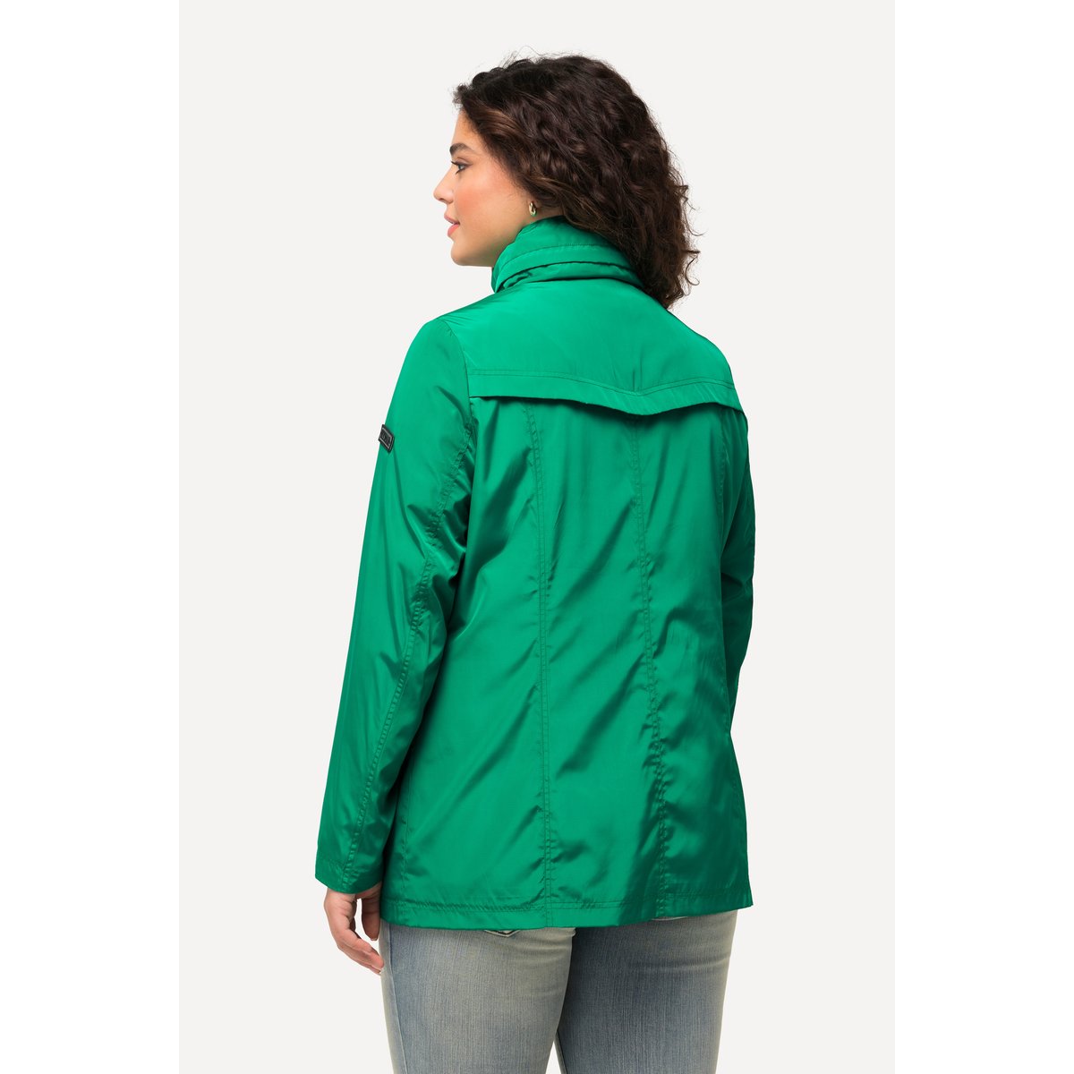 Veste technique HYPRAR, col montant, capuche émeraude, ULLA POPKEN