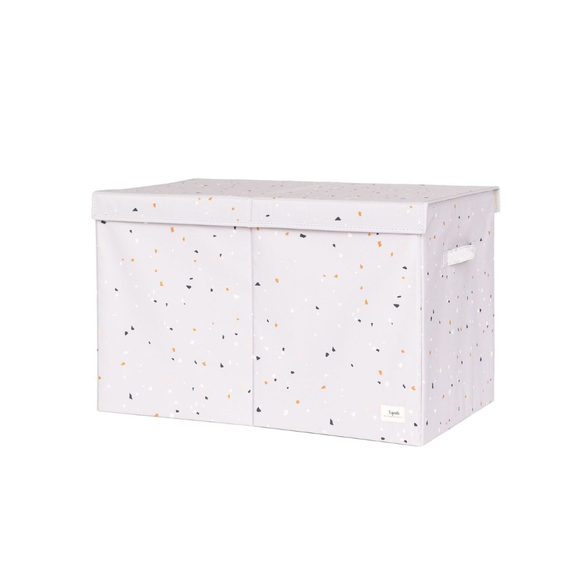 Coffre à jouets en tissu gris clair, 3 SPROUTS