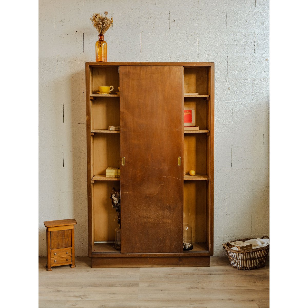 Bibliothèque en bois Madeleine N°102 - Bon état bois, DEBONGOUT