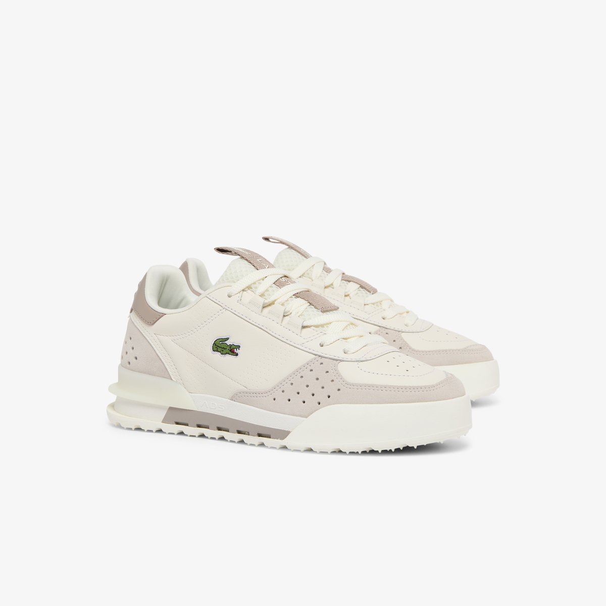 Sneakers Slam Break femme en cuir blanc-2b7, LACOSTE