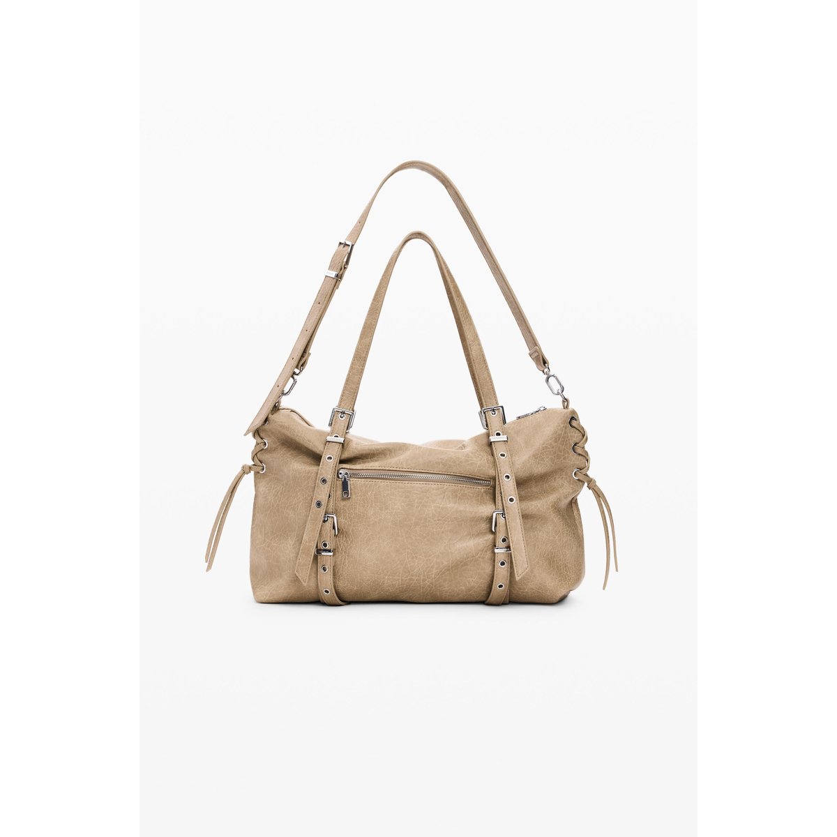 Grand sac shopping beige, DESIGUAL
