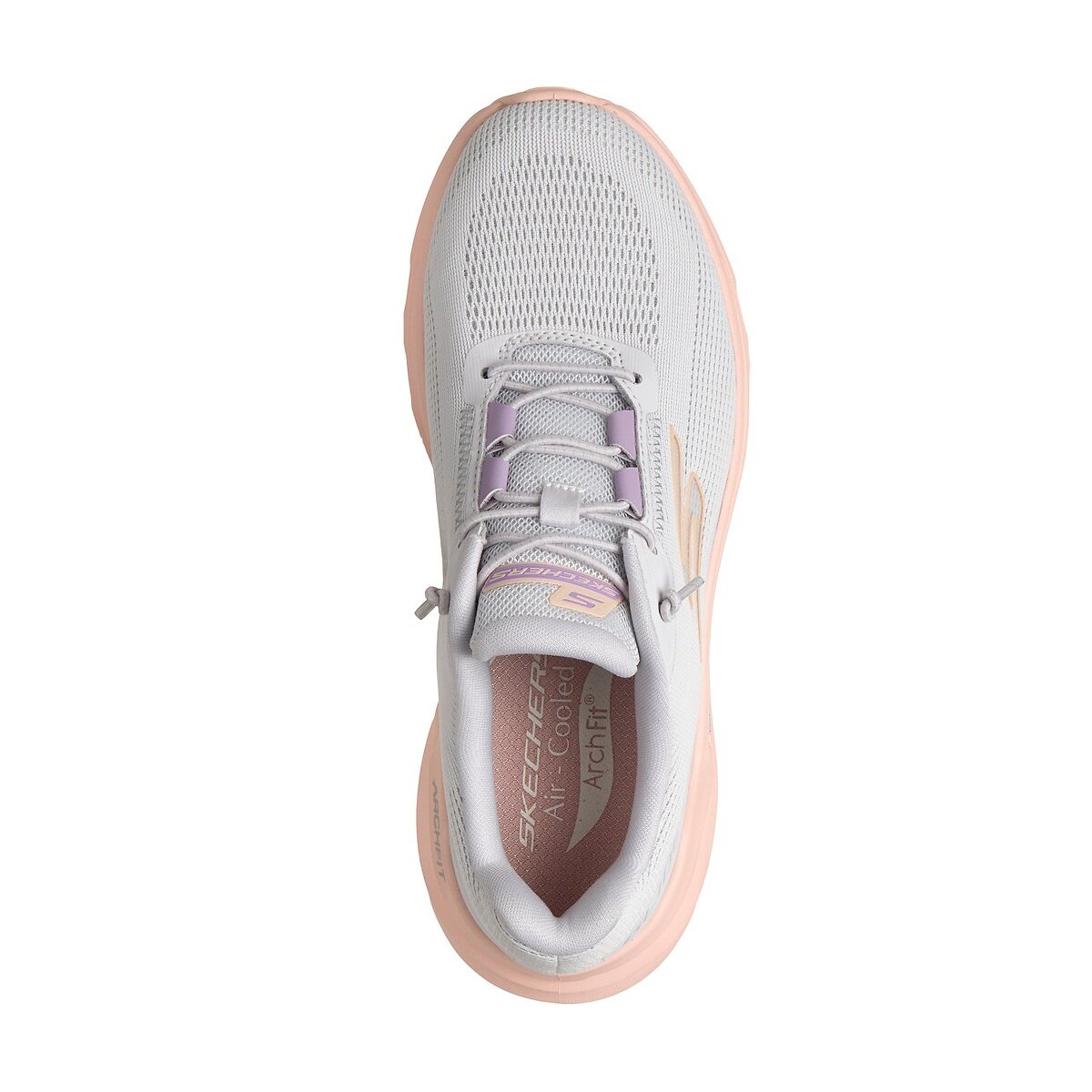 Zapatillas GO RUN GLIDE-STEP ARCH FIT gris claro , SKECHERS