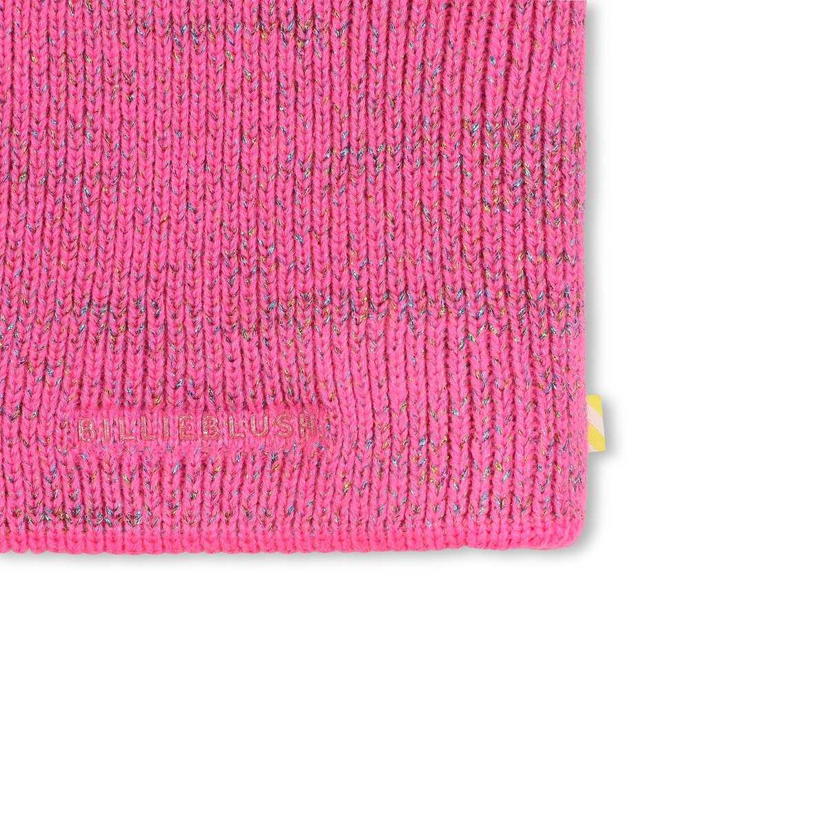 Chauffe-cou tricoté rose flash, BILLIEBLUSH