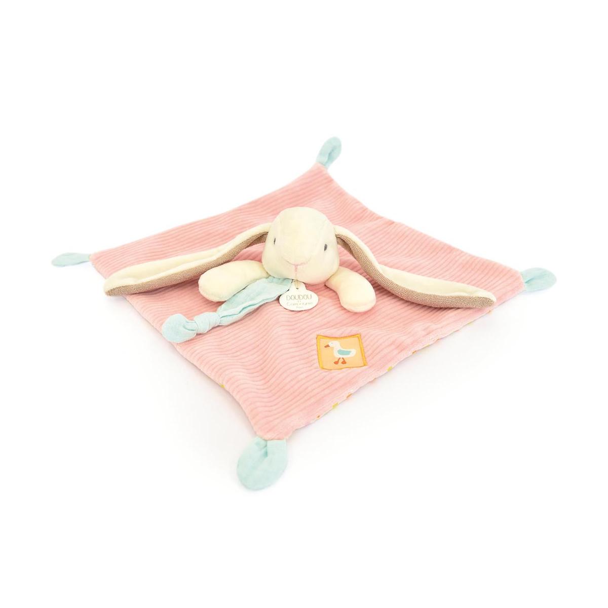 Doudou plat rose, DOUDOU ET COMPAGNIE