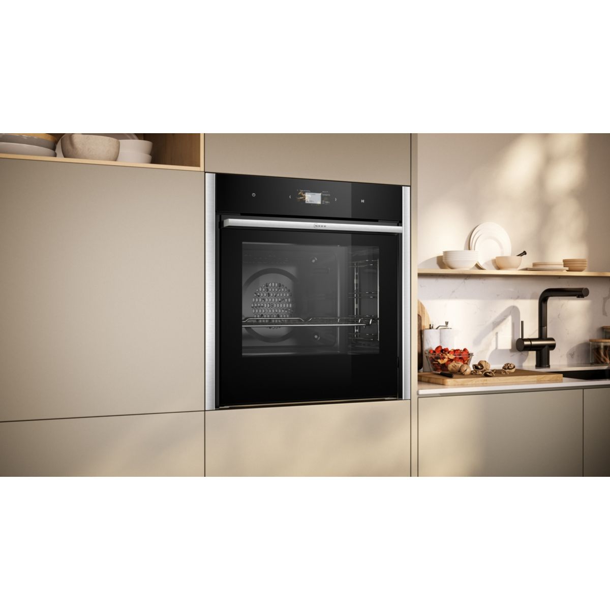 Four encastrable B64CS71N0 N90 Slide&Hide inox, NEFF
