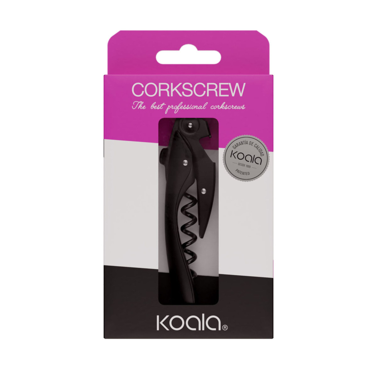 Tire-bouchon double levier high tech - POP couleur unique, KOALA