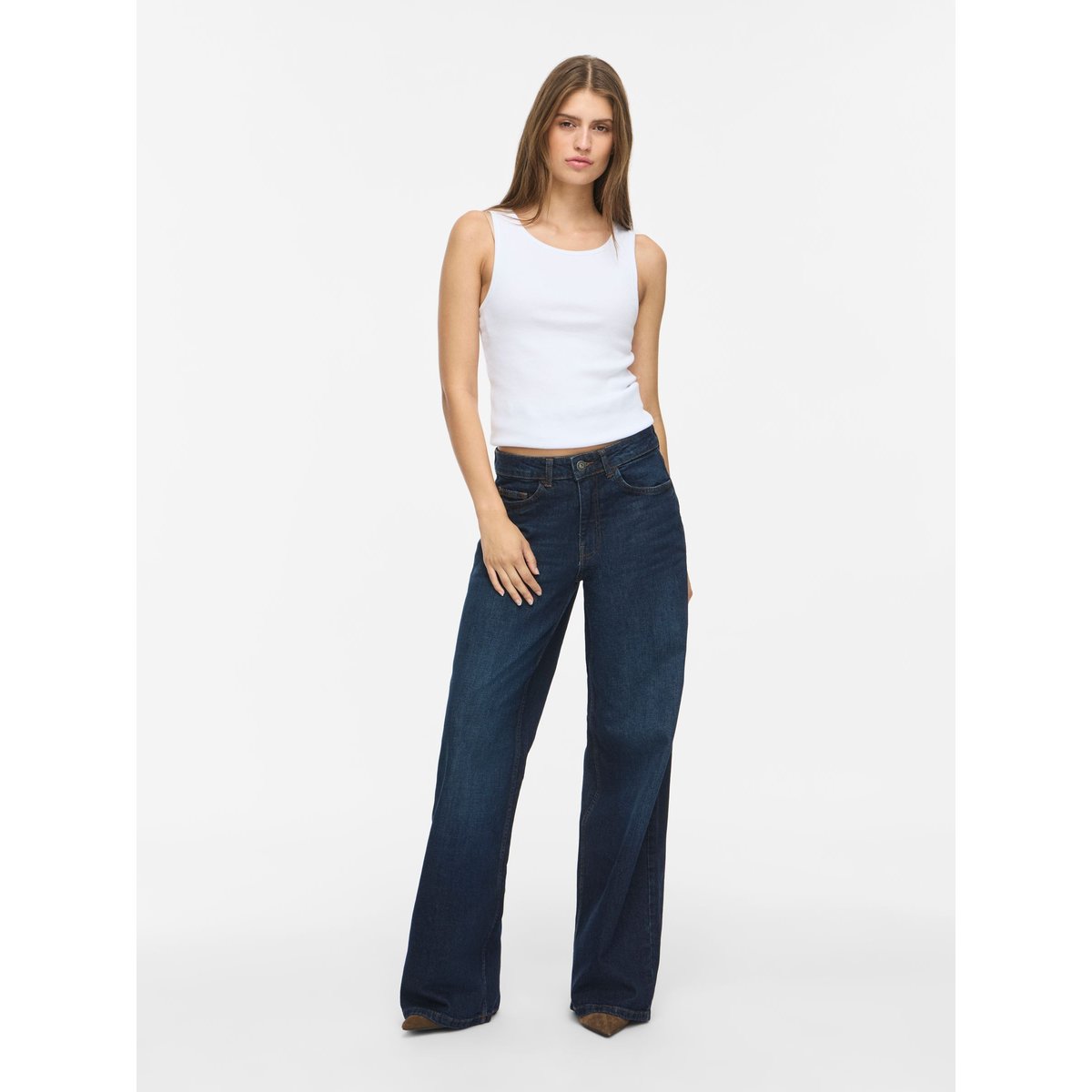 Jean À Coupe Ample bleu - dark blue denim1, NOISY MAY