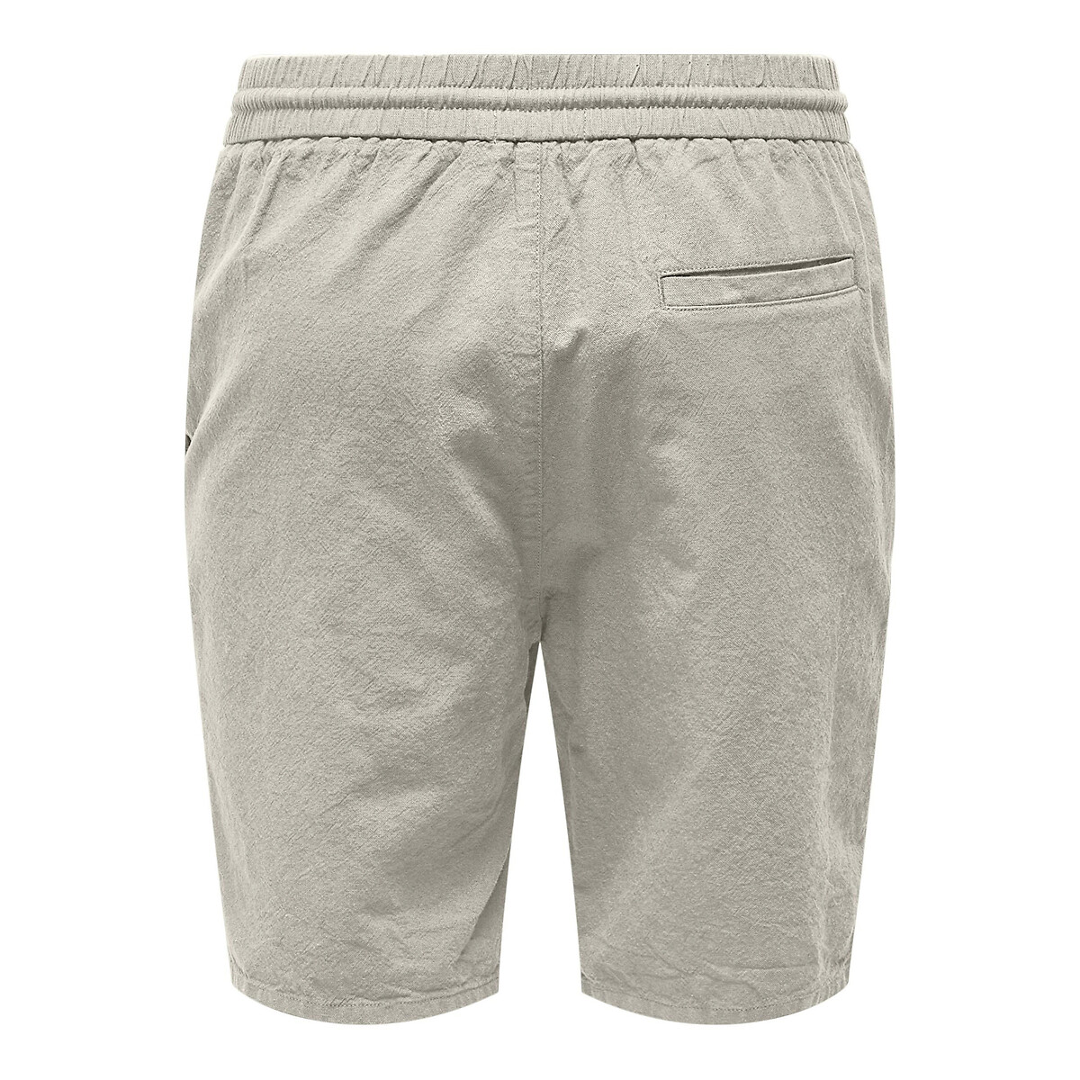 Short avec cordon de serrage beige, ONLY & SONS