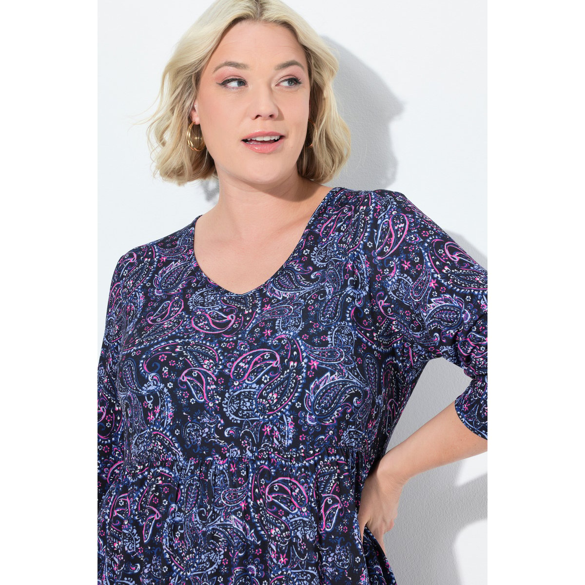 Robe en jersey noir, ULLA POPKEN