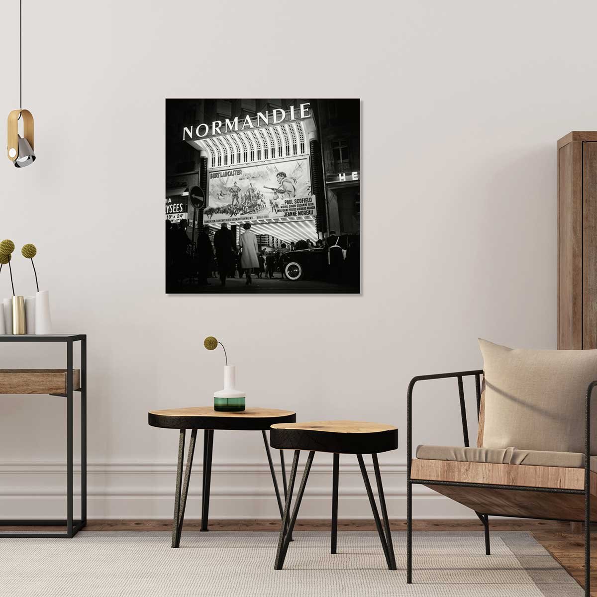 Ancienne affiche de cinéma Le train UGC tableau alu dibond, HEXOA
