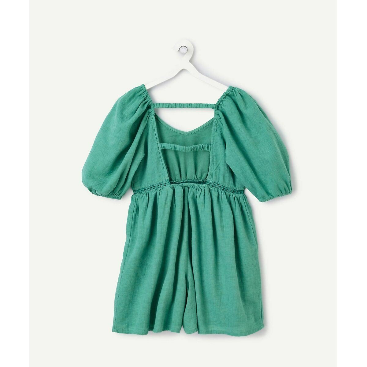 Short Sleeve Playsuit green, TAPE A L'OEIL