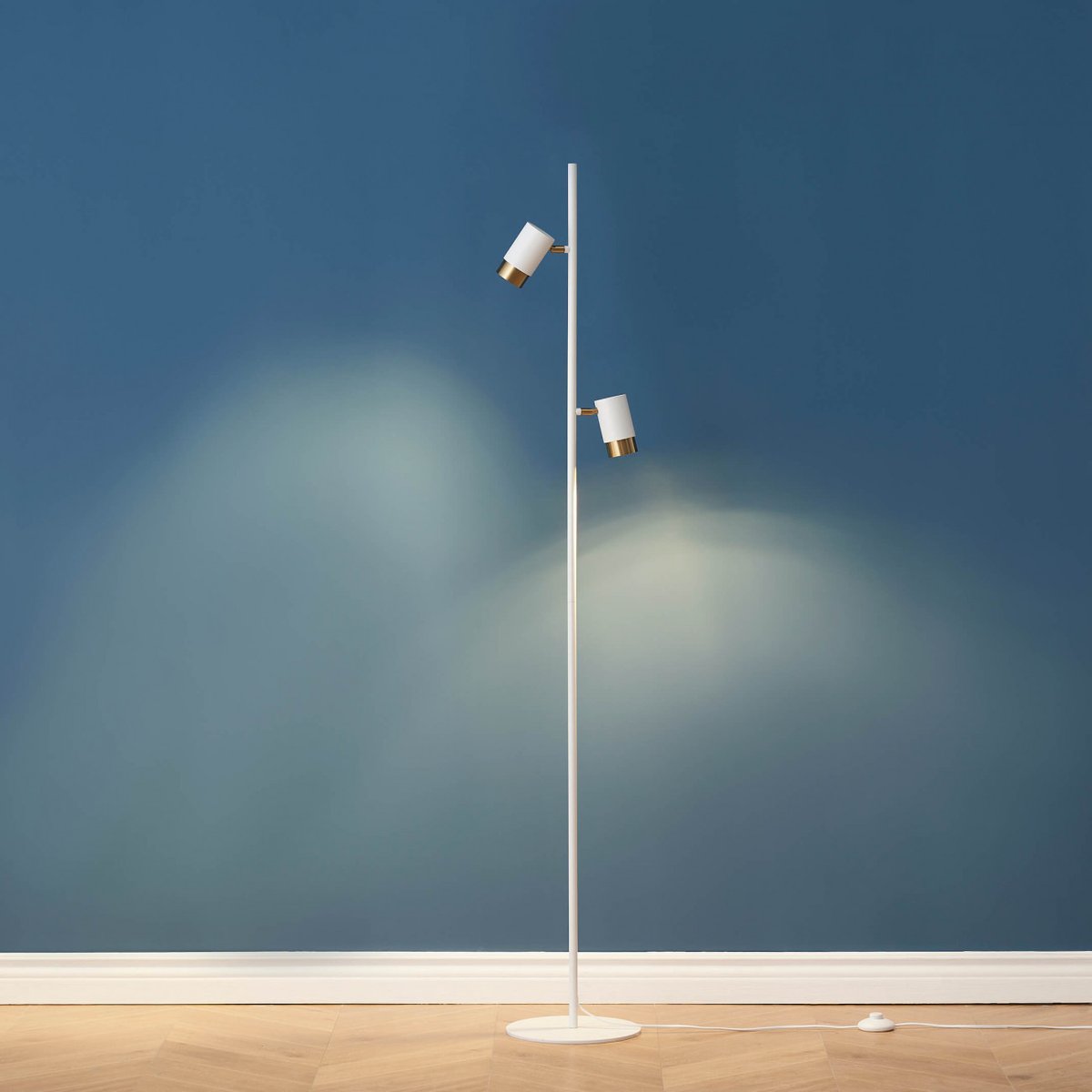 Lampadaire Multi Spot Moderne - ELYA blanc, KOSILUM