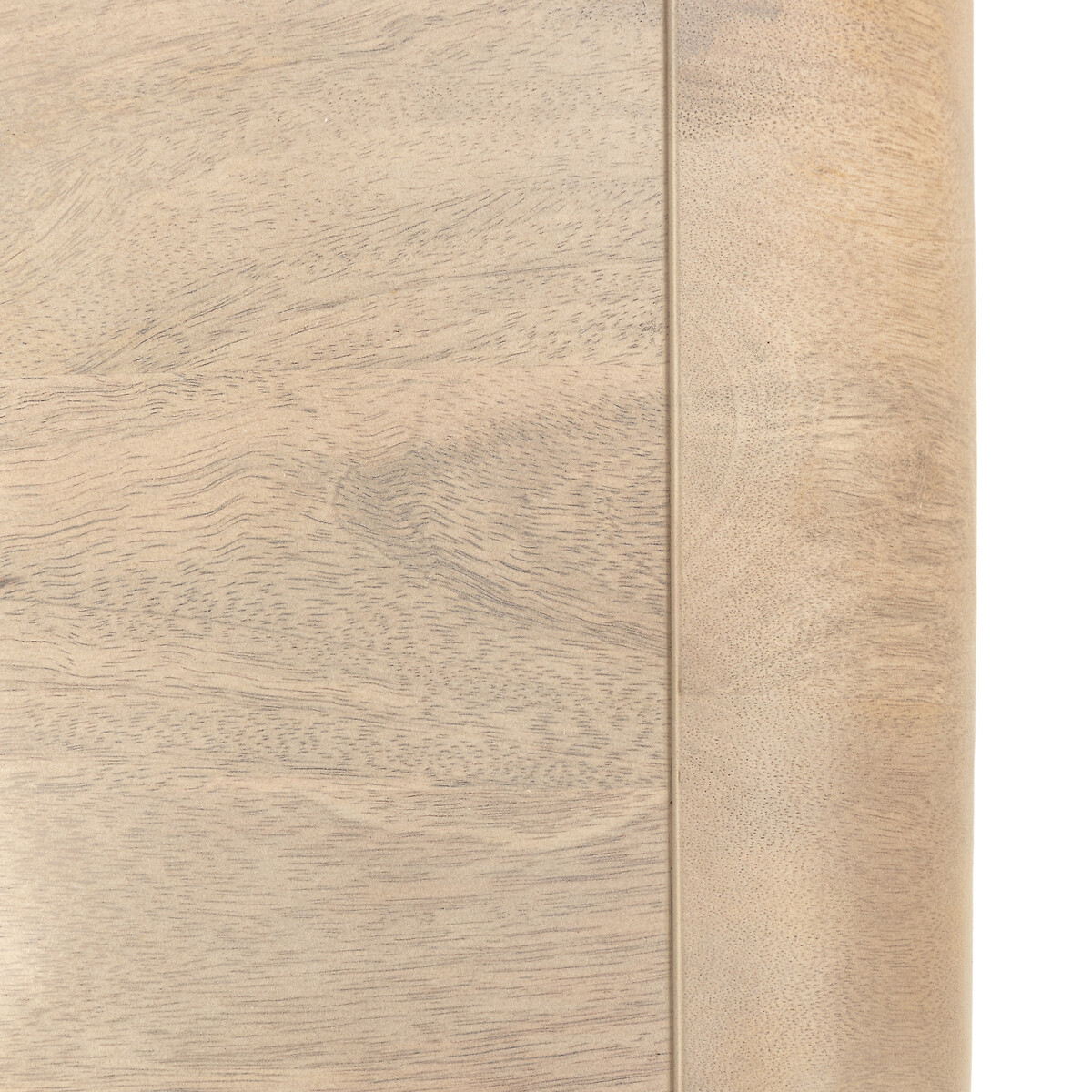 Corven Fluted Mango Wood 3 Drawer Chest wood, SO'HOME
