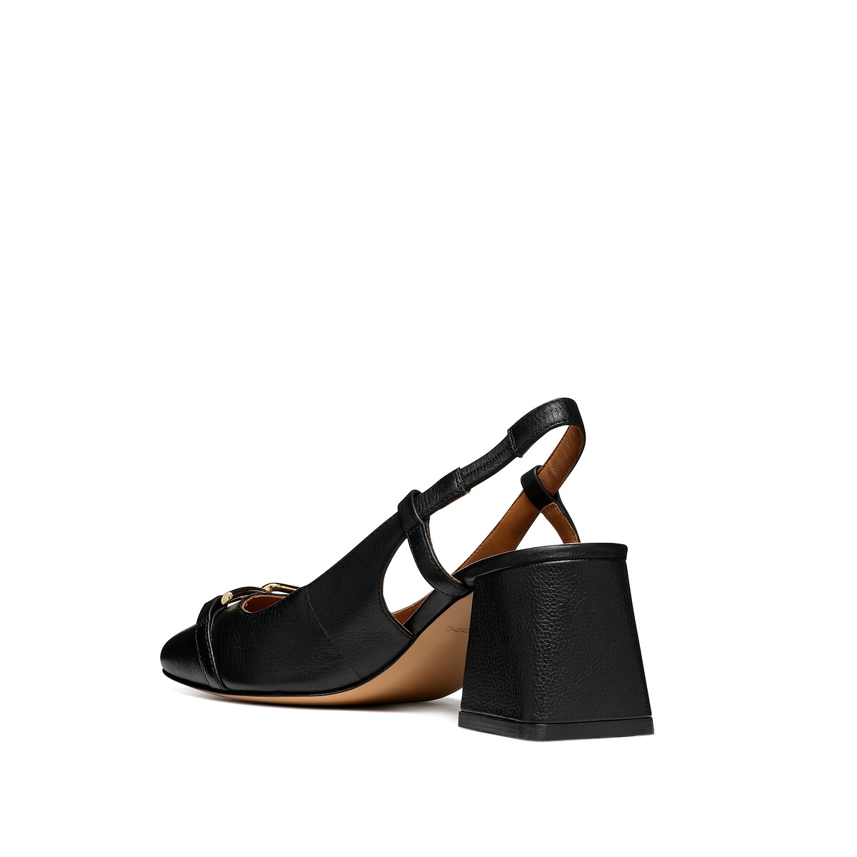 Escarpins slingback Coronilla, bout carré noir, GEOX