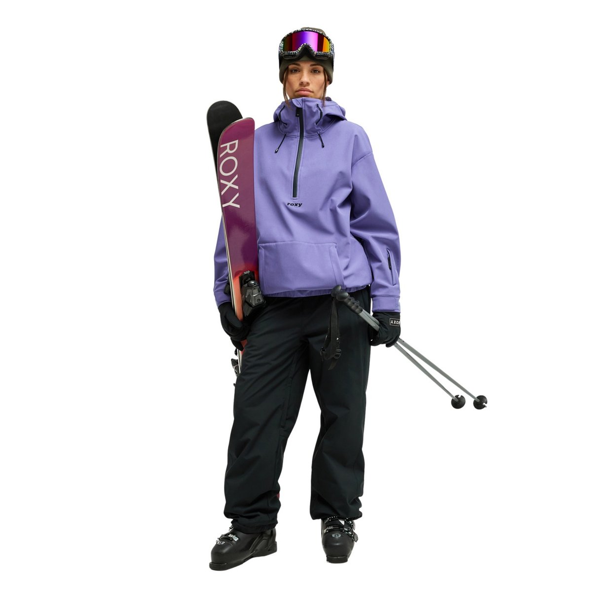 Pantalon de neige technique STEEPLAND. noir true black, ROXY