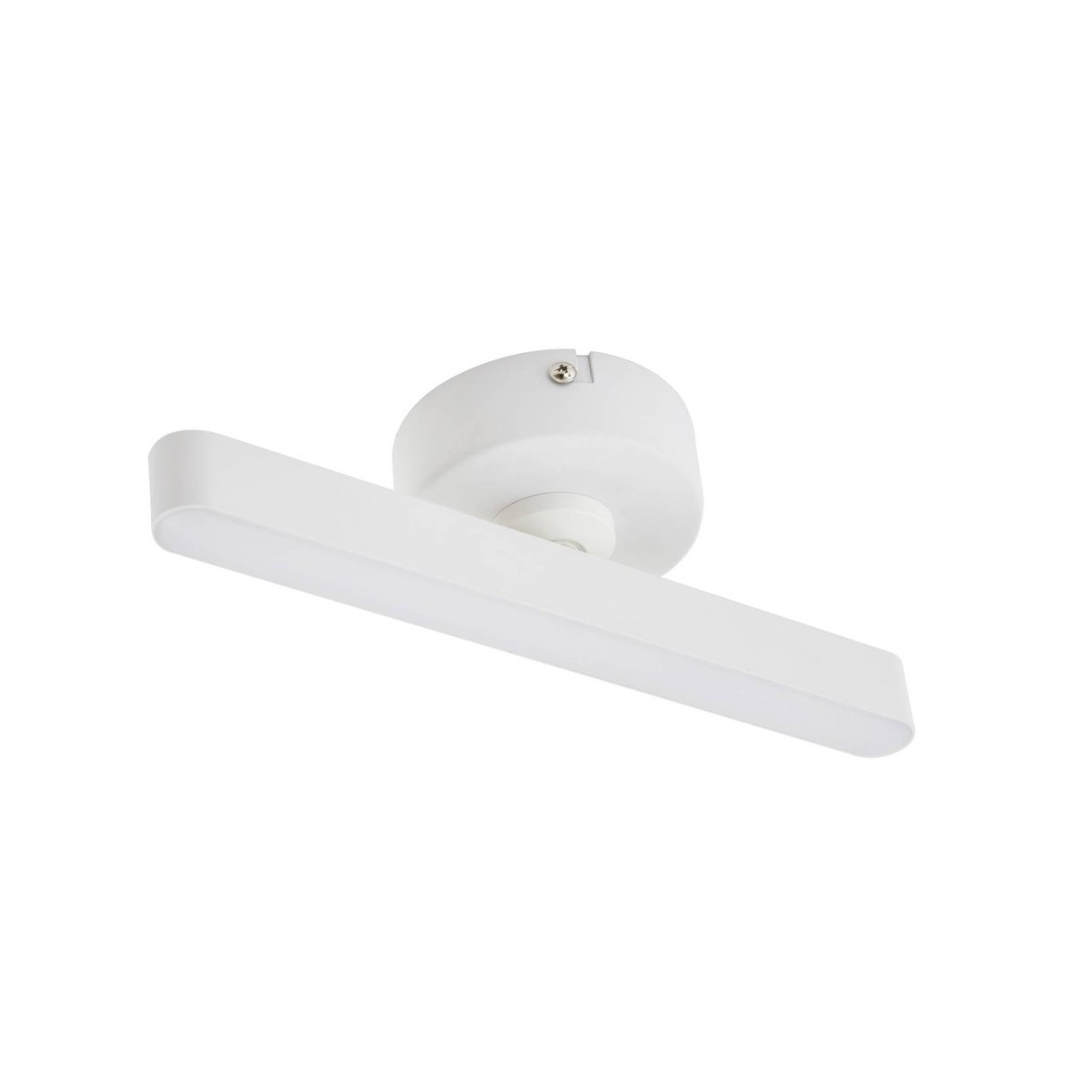 Plafonnier en métal moderneLED, Eldrin blanc, LINDBY