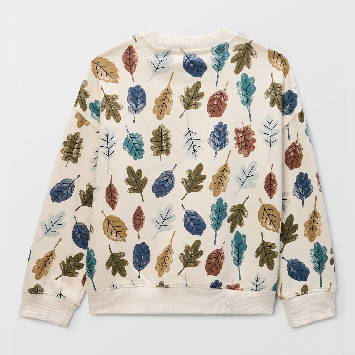 Sweat imprimé dans le dos en coton BIO naturel, MONOPRIX