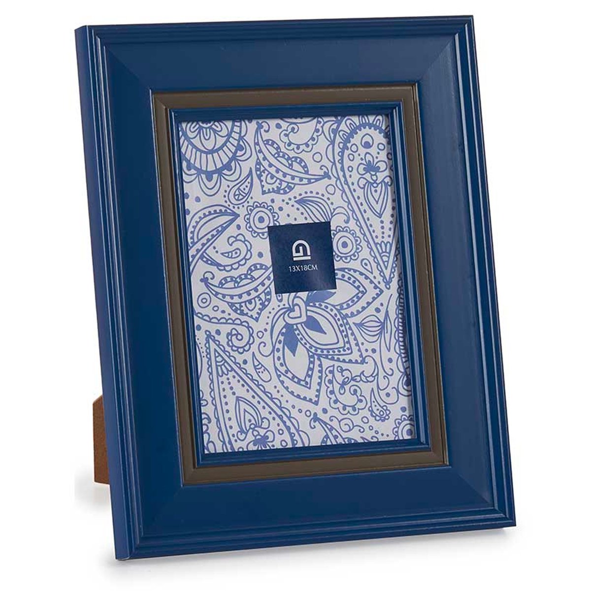 Cadre photo mural ou à poser bleu 13x18cm bleu, WADIGA