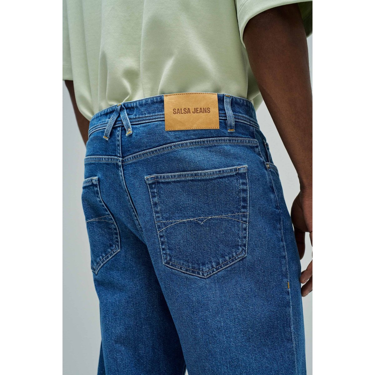 JEAN RELAXED FIT bleu denim, SALSA JEANS